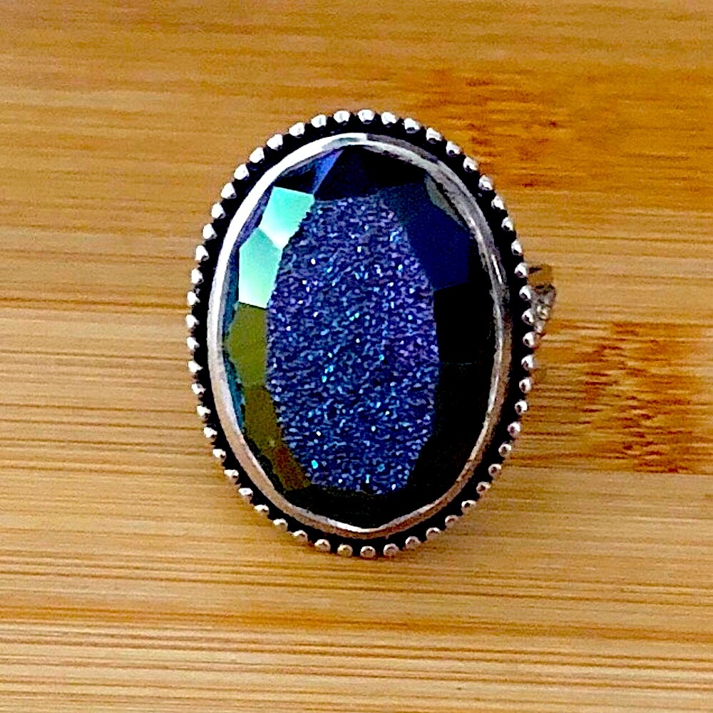 $56 Colleen Lopez Sterling Silver Estate Ring marked CL - Picture 4 of 6